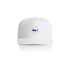West Coast Fishing Co. Surf Cap – White with Pink & Blue