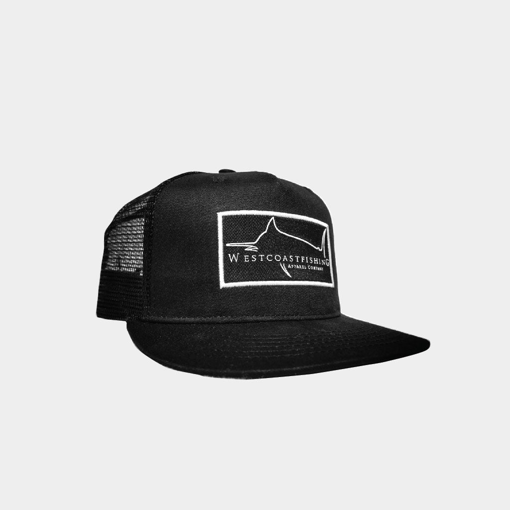 Black Marlin Trucker Hat – West Coast Fishing